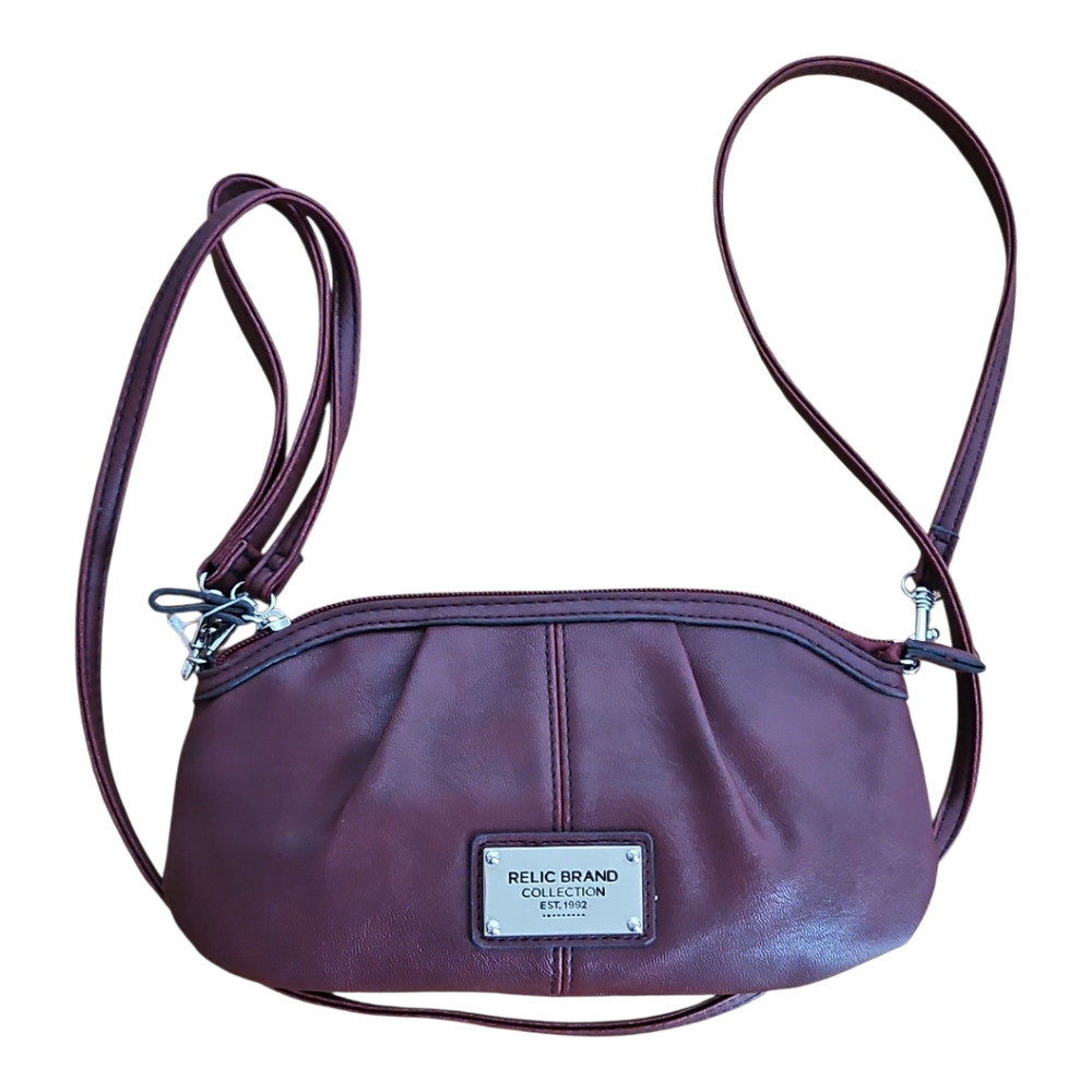 Relic Brown Crossbody Bag/Wristlet